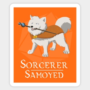 Samoyed Sorcerer Sticker